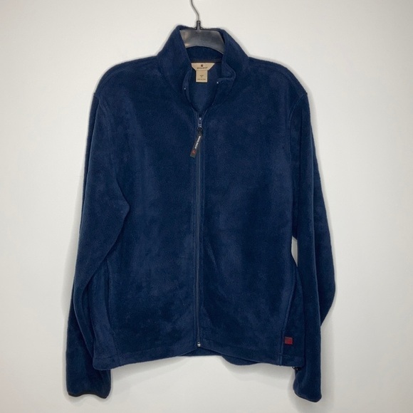Woolrich fleece jacket navy blue size medium - Picture 1 of 6